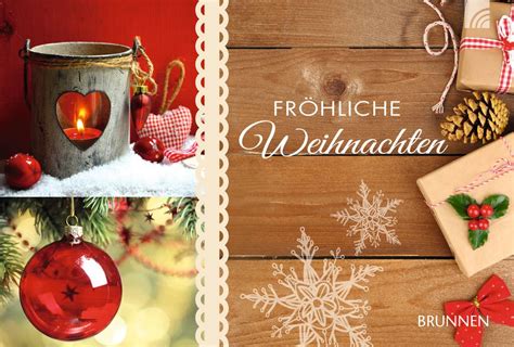 Frohe weinachten is a bit less formal and you'd use it with friends and people you know well. Gutscheinbuch "Fröhliche Weihnachten"