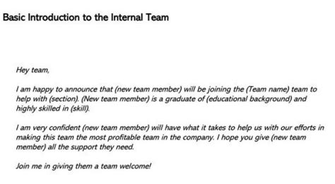 How To Introduce New Team Members With Examples