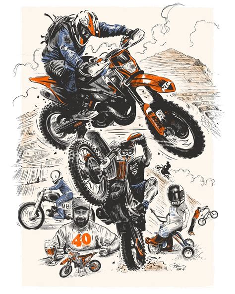 Many people believe the bmw logo is a stylized propeller, says fred jakobs of bmw group classic. Hitcher - by Adi Gilbert. Private commission | Desenho de moto empinando, Desenhos de motocross ...