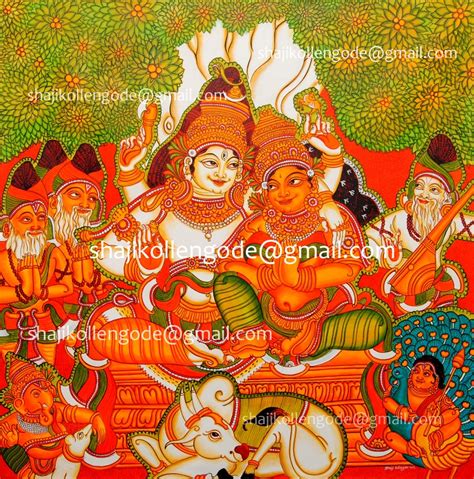E Kerala Mural Painting Done By Shaji Kollengode 16 For This Painting
