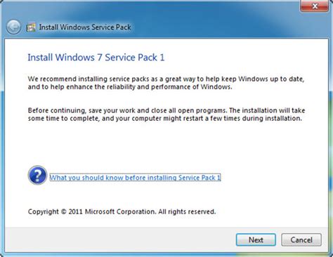 Windows 7 Service Pack 1 Untuk Windows Unduh