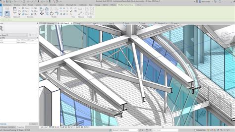 How To Place Curved Beams And Slanted Columns With 3d Snapping Youtube