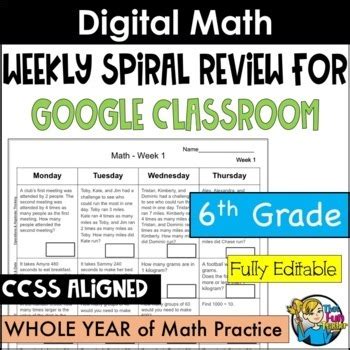 Answered questions all questions unanswered questions. 6th Grade Math - WEEKLY SPIRAL REVIEW - Digital & Print - WHOLE YEAR