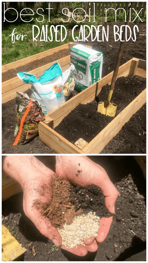 Diy Raised Garden Bed And An Easy Soil Mixture Blend To Fill It With