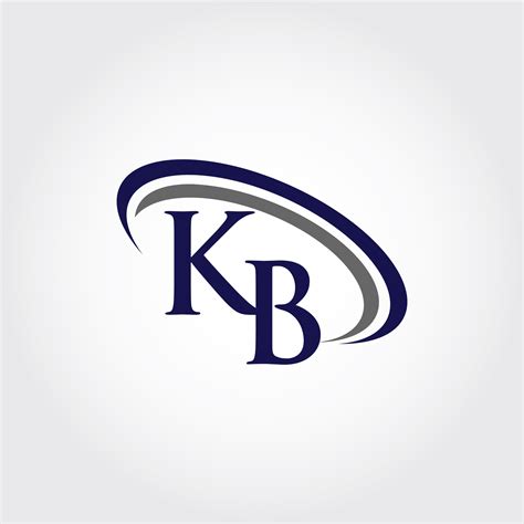 Monogram Kb Logo Design By Vectorseller Thehungryjpeg