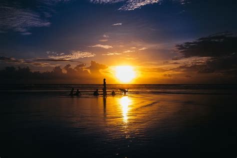 Hd Wallpaper Bali Indonesia Sunset Beach Ocean Sky Water