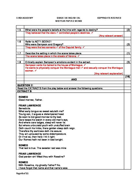 2021 Grade 10 English First Additional Language Task 92 Final Exam