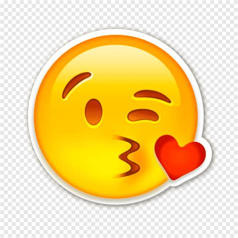 Smiley Emoji Kiss Emoticon Sticker Smiley Amour Divers Png PNGEgg