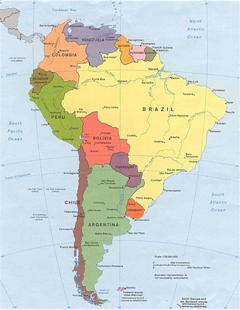 Mapa De Continente Americano Con Sus Nombres Imagui