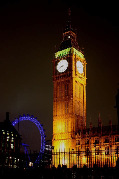 Big Ben Und London Eye Foto And Bild Europe United Kingdom And Ireland