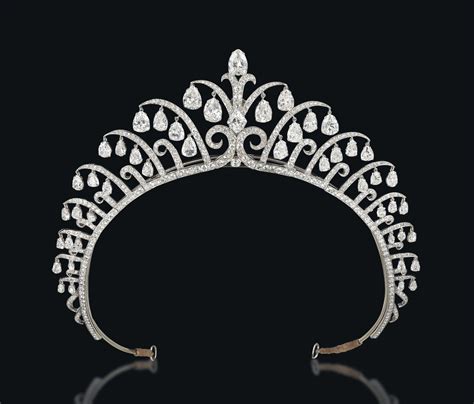 An Art Deco Diamond Tiara By Cartier