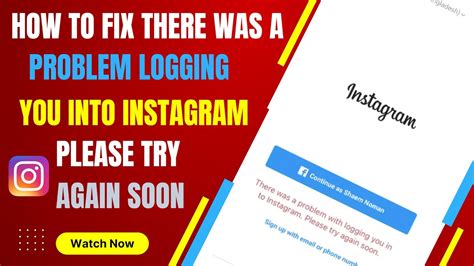 How To Fix There Was A Problem Logging You Into Instagram Please Try