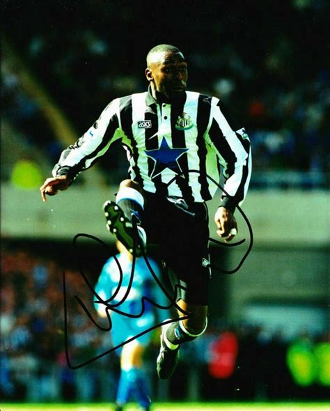 Andy Cole Signed 10x8 Photo Newcastle United Fc Aftal Coa 1135
