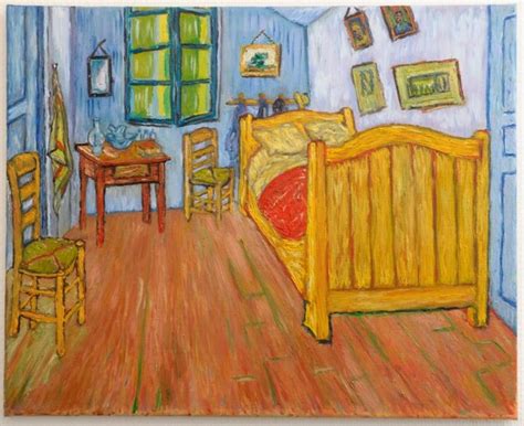 Ici, dans son œuvre intitulée la chambre de vincent à arles, van gogh montre clairement une idée originale et nouvelle. La Chambre de Van Gogh à Arles version 1. Peinte à la main ...