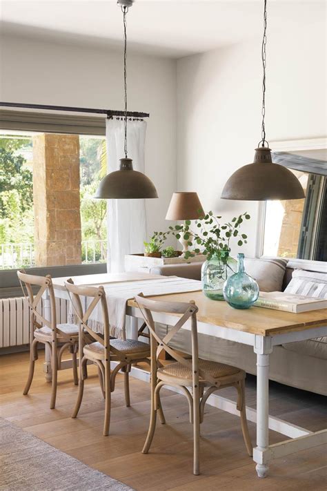 Juego de comedor en madera pino. 7 piezas imprescindibles para comedores pequeños en 2019 | Sillas de comedor ikea, Sillas ...