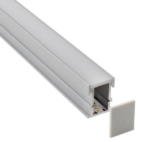 KIT Perfil Aluminio STEP Para Tiras LED 1 MetroPerfiles De Suelo