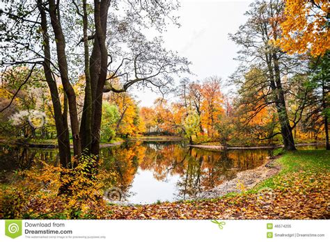 Autumn Landscape Fall Scene Stock Image Image Of