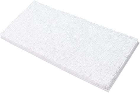 Itsoft Non Slip Shaggy Chenille Bath Mat Soft Microfibers Bathroom Rug