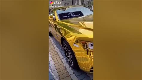 Roll Royes Gold Plated Car World Expensive Cars World Best Cars