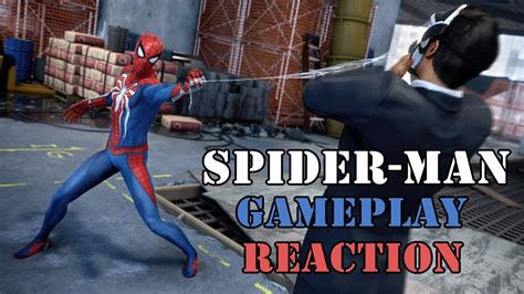 Marvels Spider Man Ps4 E3 2017 Gameplay Reaction Youtube