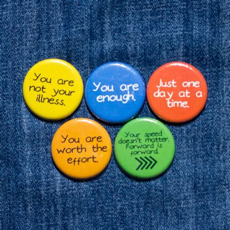Positive Affirmations Buttons Or Ceramic Magnets Positive Etsy
