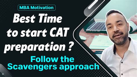 Mba Motivation Best Time To Start Cat Preparation Follow The