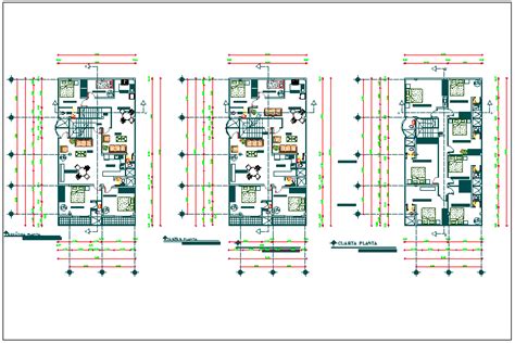 Architectural Plan Dwg File Cadbull