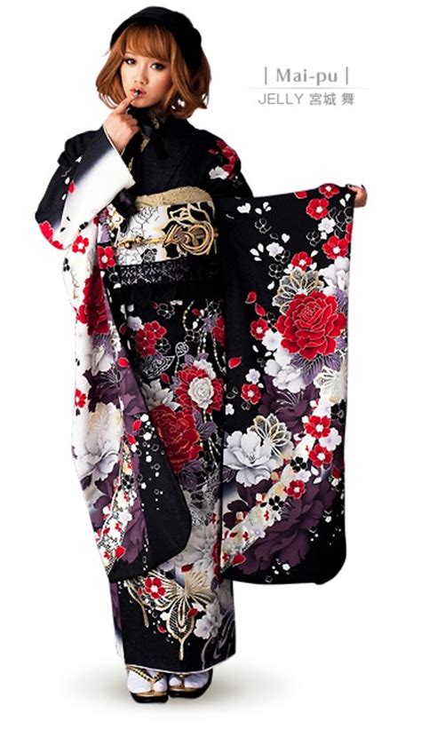 Goth Kimono Style Kimono Fashion Japanese Street Fashion Japanese