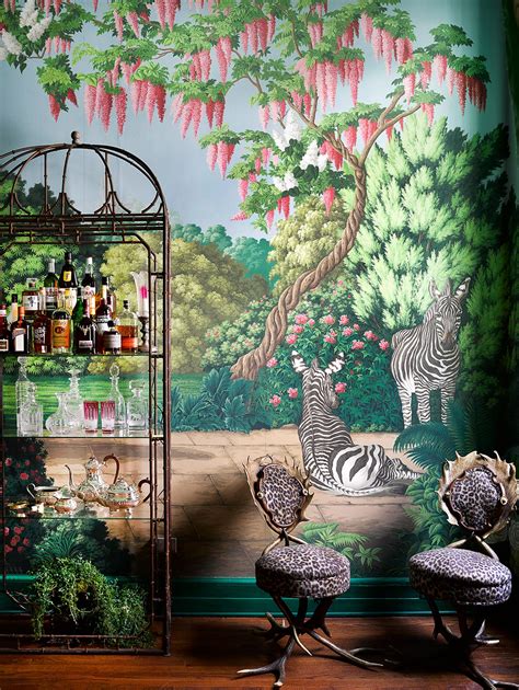 De Gournay Leden Wallpaper Jamies Witte