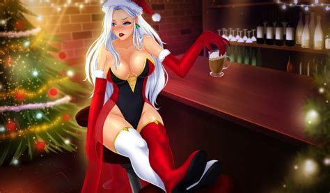 Rule 34 Christmas Fap Ceo Large Breasts Mrs Claus Fap Ceo Nutaku Stockings White Hair 3031948