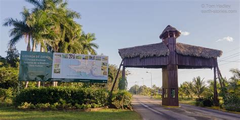 Entrance To Cienaga De Zapata National Park Cuba