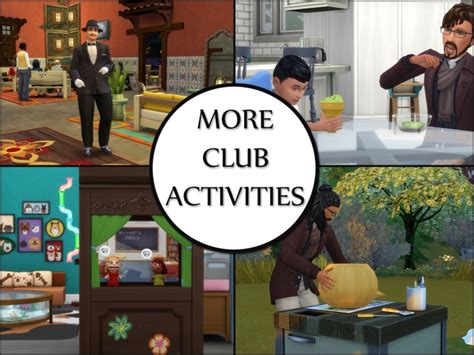 Custom Club Activities By Icemunmun At Mod The Sims Sims 4 Updates