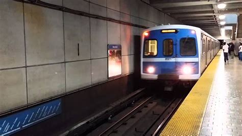 Baltimore Metro Subway Train Arriving At Penn North Youtube
