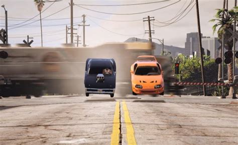 The Fast And The Furious Drag Race Scene Recreated In Grand Theft