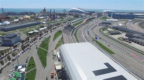 The Formula 1 Track In Sochi The Olympic Village In Sochi Building