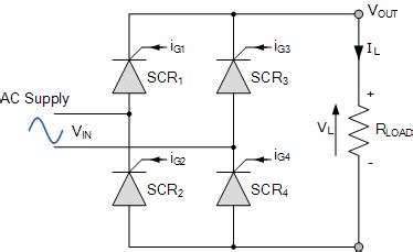 As you can see this six mechanical switch setup is more useful in understanding the 3 phase inverter working than the cumbersome thyristor circuit. 3 Phase Diode Bridge Rectifier