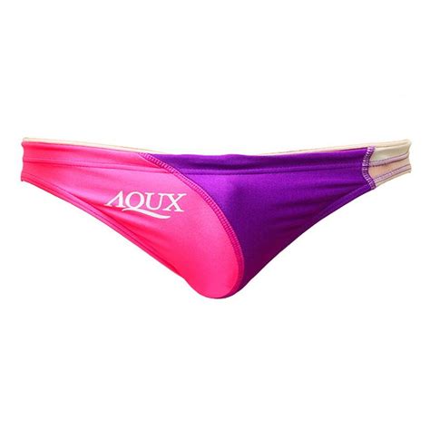 Aquxアックス Circle Line Purple スイムウェア ビキニブリーフ型 メンズ水着 海水パンツ 海パン 男性水着 ビーチ