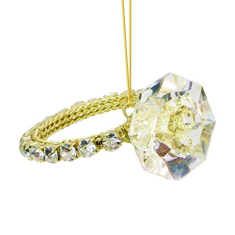 Diamond Ring Christmas Ornament