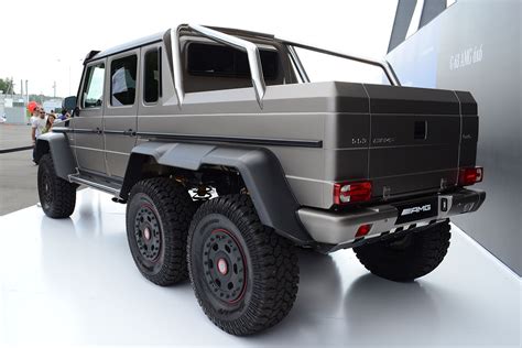 Mercedes refers to the g 63 amg 6x6 repeatedly as a show vehicle but also calls it near series production. Mercedes-Benz G63 AMG 6x6 - Wikipedia
