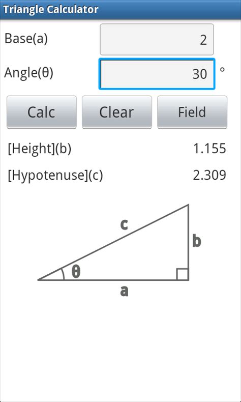 Triangle Calculator - Android Apps on Google Play