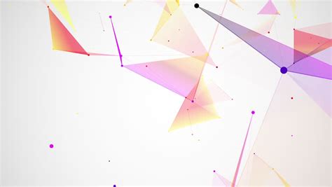 Geometrical Abstraction Colorful Abstract Geometric Stock Footage
