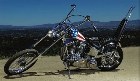 Easy Rider Chopper Motorcycle Set For 1 Million Auction Captain America Bike Harley Bikes