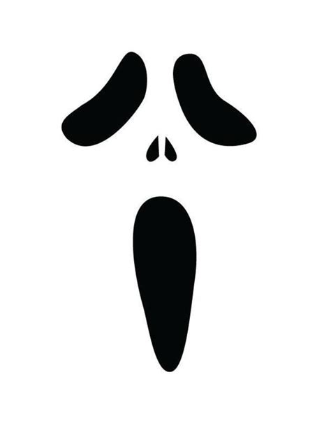 Our free halloween pumpkin stencils come in all the categories that might catch your eye: Pumpkin carving templates: Scream face | Pumpkin carving ...