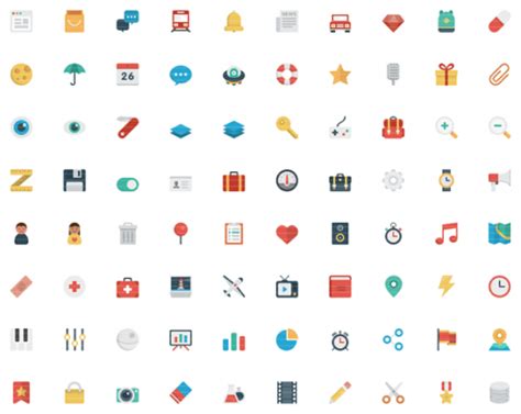 Smallicons A Big And Flat Set Of Small Icons