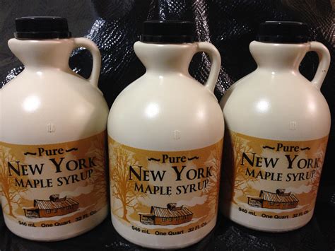 Walk among the maple trees and. Pure New York Maple Syrup Jug Quart ~ 32 oz.