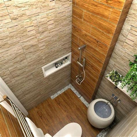 Keramik Lantai Kamar Mandi Motif Kayu | Cek Bahan Bangunan