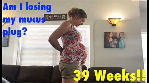 39 Weeks Pregnant Update Losing My Mucus Plug Youtube