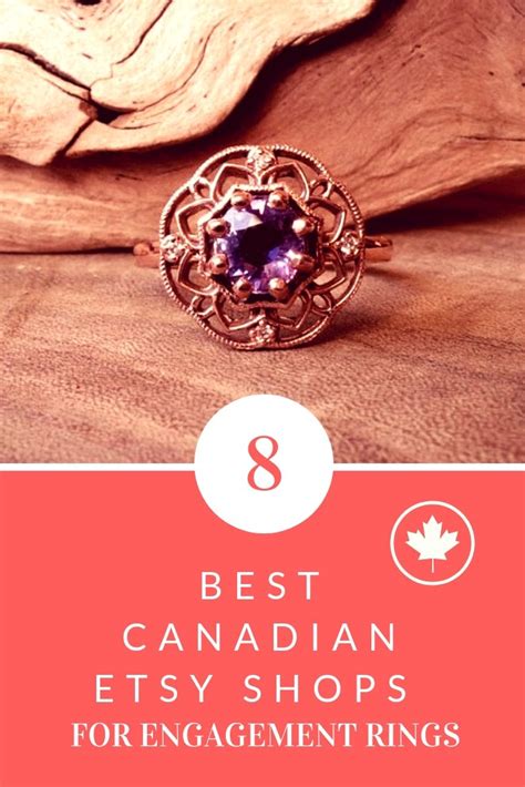 Choose a ring setting or design your dream custom engagement ring at adiamor. Best Etsy Engagement Ring Shops in Canada - How to Buy Vintage Jewelry