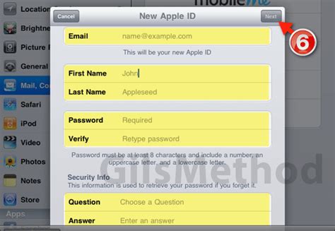 How to Create an Apple ID Account on Your iPad | GilsMethod.com