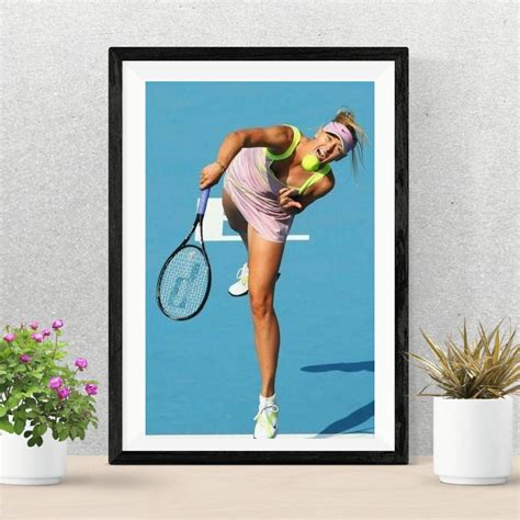 maria sharapova poster tennis legend tribute maria etsy